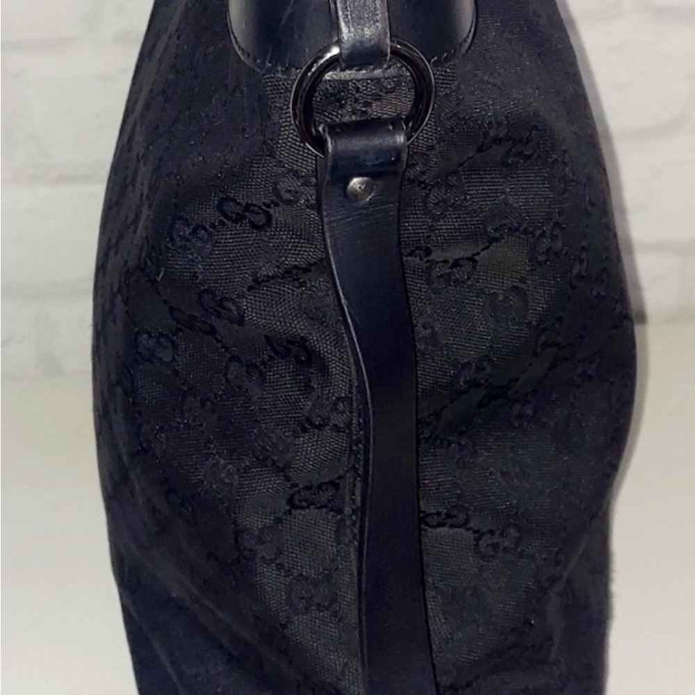 Gucci Black Monogram Tote Bag - Picture 6 of 6